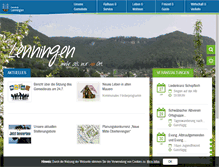 Tablet Screenshot of lenningen.de
